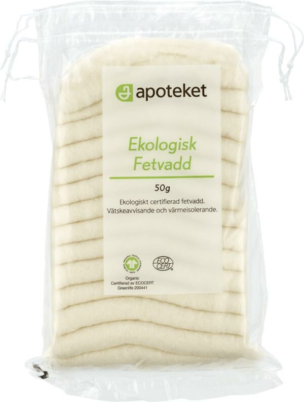 Ekologisk fetvadd (50g)