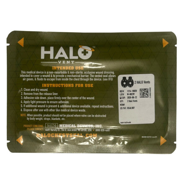 Halo chest seal